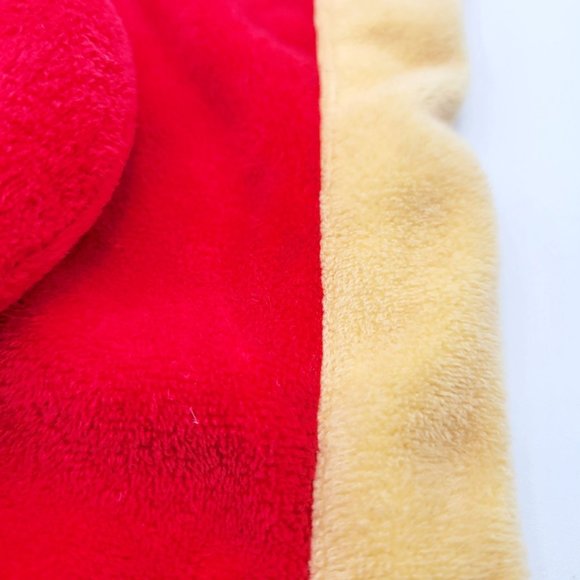 Disney Baby Red Winnie the Pooh Rattle Lovey Security Blanket Infant Plush Toy - Picture 5 of 12